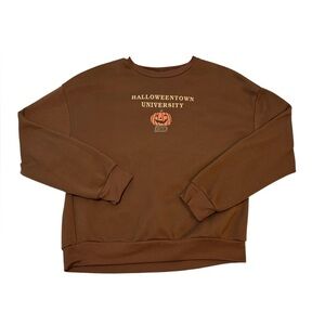 Halloweentown University Brown Crewneck Sweater